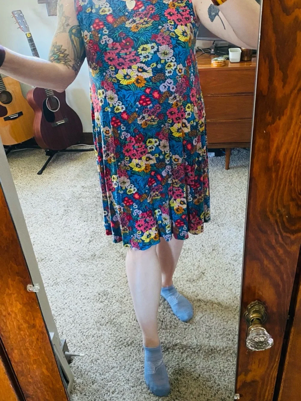 Style & Co. Multi-Color Floral Print Top - Picture 4 of 5